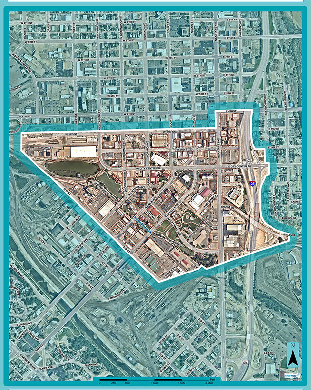 Downtown Urban Renewal Area Map